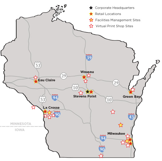 DigiCOPY Wisconsin Locations